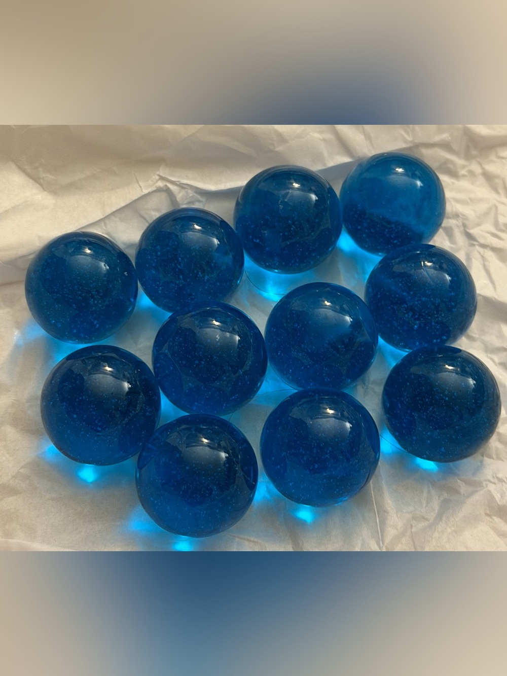 9 Vintage shooter glass marbles large marbles 7/8”